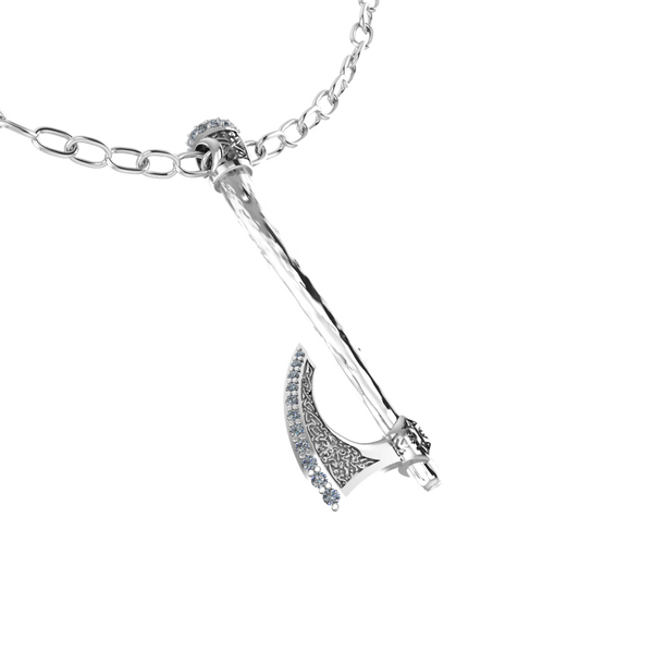 Hacha Celta Plata 925